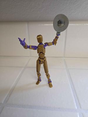 Dummy 13 holding/waving Cowboy Hat
