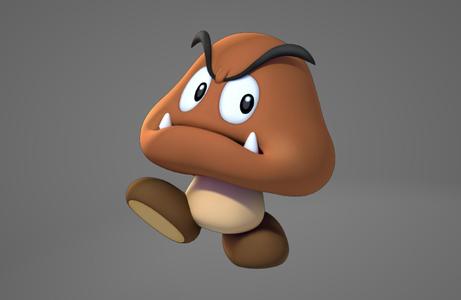 MARIO BROS GOOMBA
