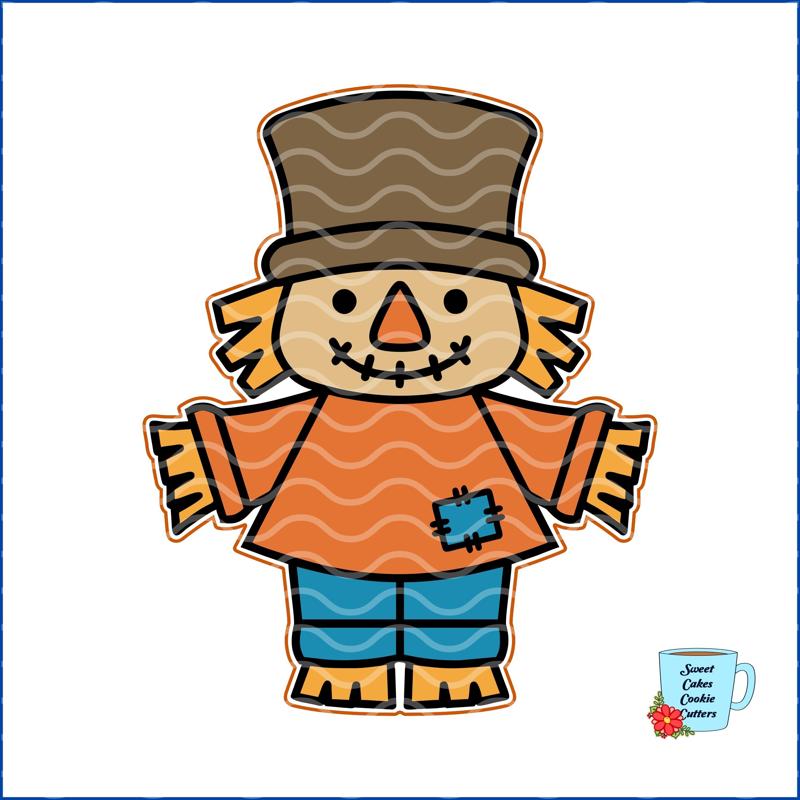 Scarecrow - Fall / Thanksgiving - 8 STL Cookie cutter files. CC83