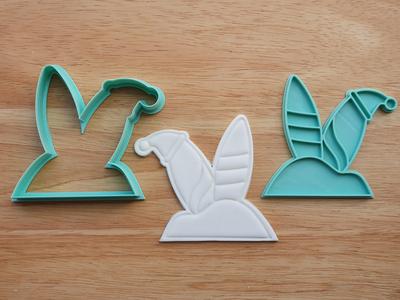 Christmas Surfboards Cookie Cutter