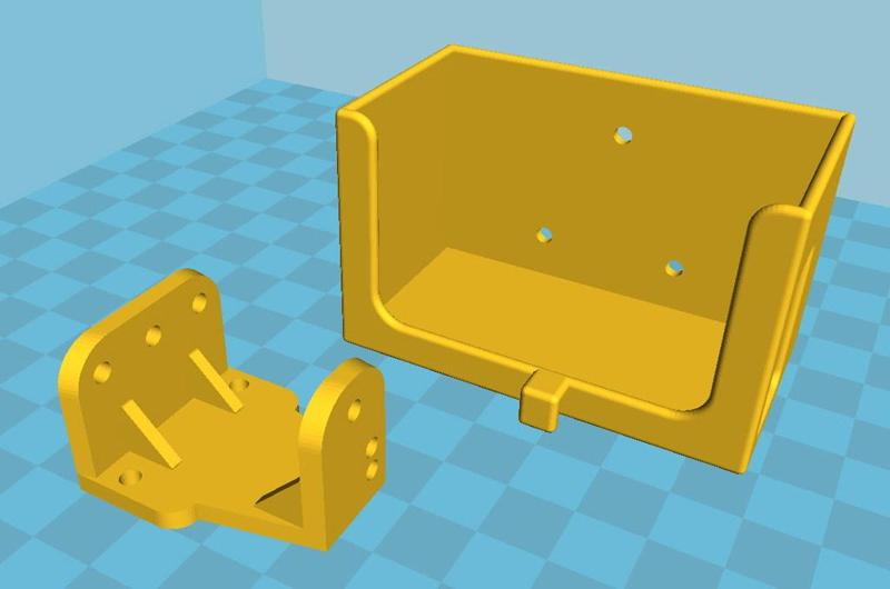 simple GoPro mount for Spyda 500 frame