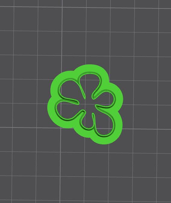 Polymer clay / cookie cutter pack flower shape#1