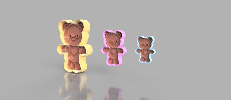 Cortadores de Galletas Ositos