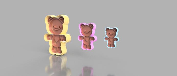 Cortadores de Galletas Ositos