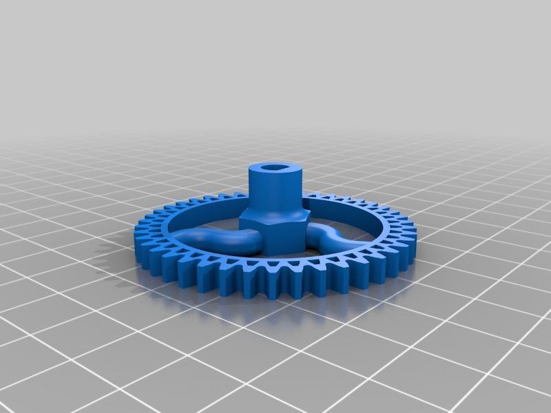 Printrbot Simple Metal Retro Feedwheel Drelen Remix