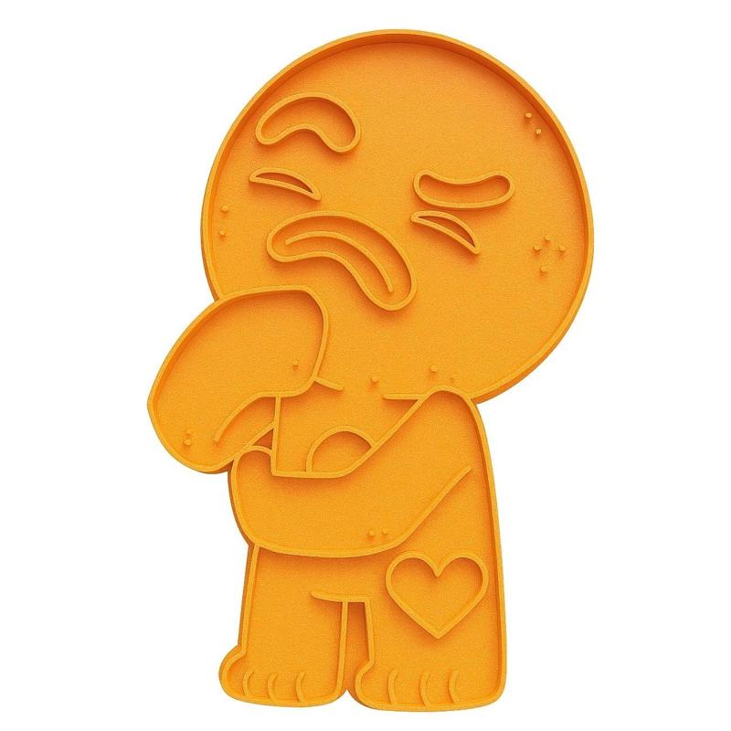 Angry gingerbread man cookie cutter