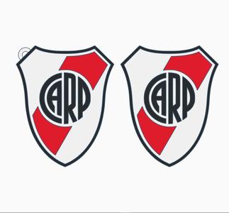 River Plate Shield Keychain