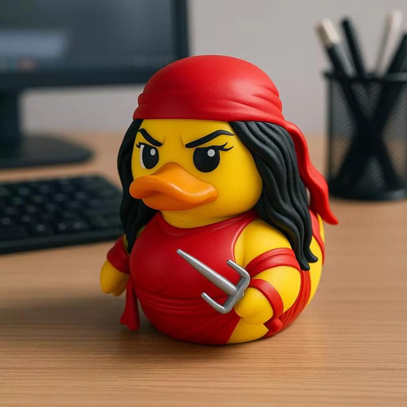 Rubber Duck - Elektra- Female assassin - 3D print