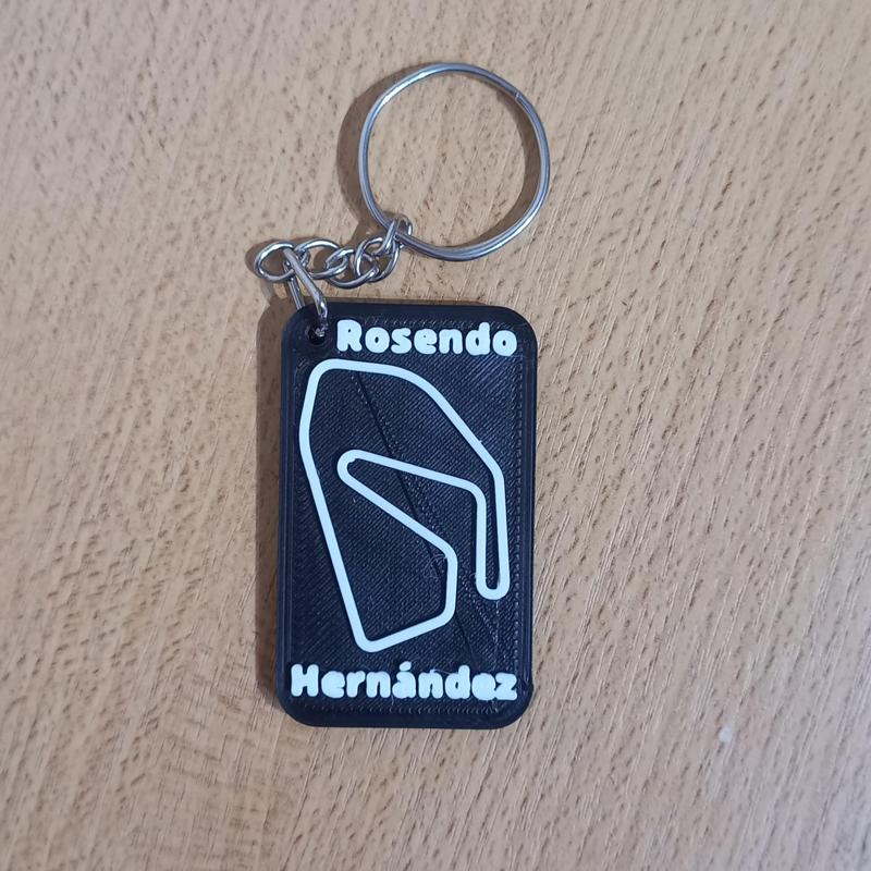 Rosendo Hernandez Circuit Keychain
