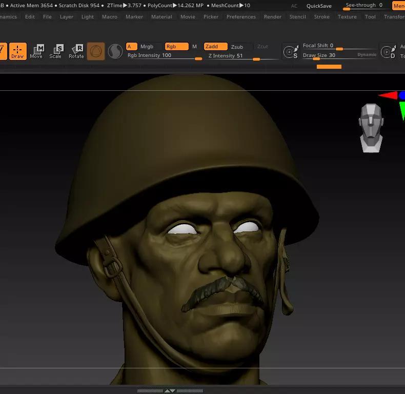 private  ABD Elaal - an egyptian soldier