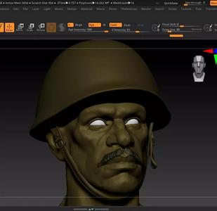 private  ABD Elaal - an egyptian soldier