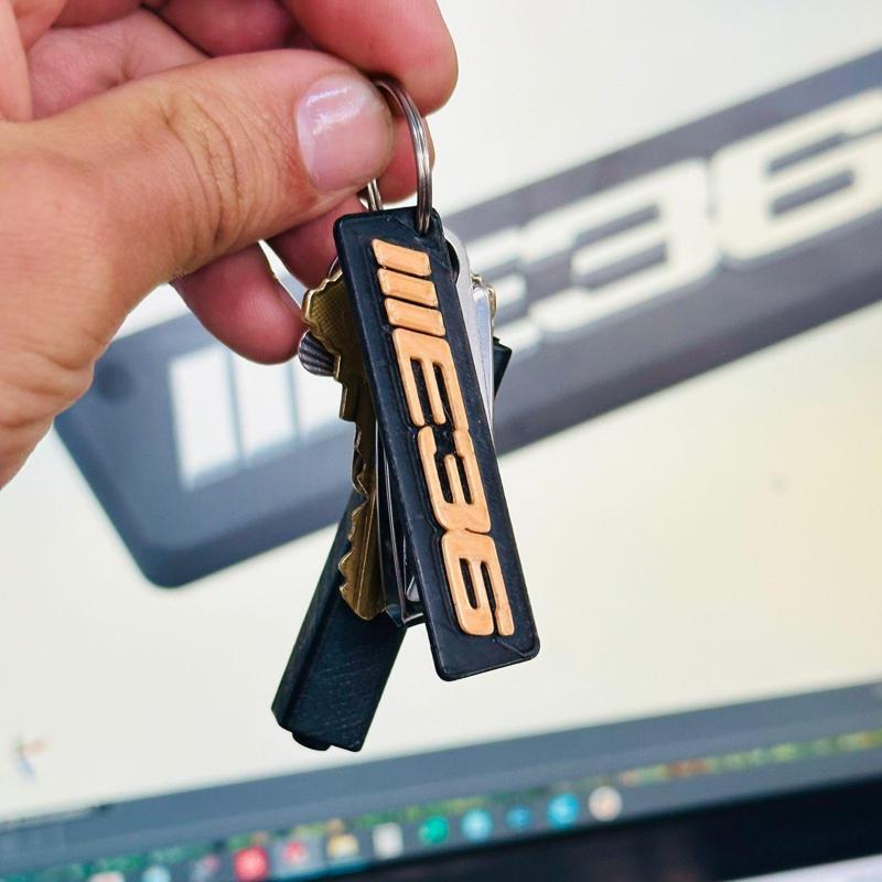 BMW E36 KEYCHAIN KEYCHAIN LOGO - 2 VERSIONS STL
