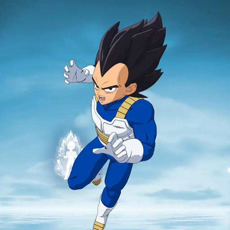 Dragon Ball Vegeta Low Poly