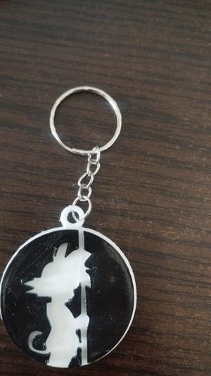 key ring goku baculo