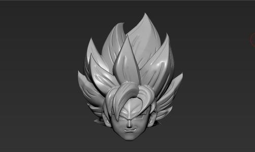 GOKU SSJ DRAGON BALL 3D HEAD SH FIGUARTS