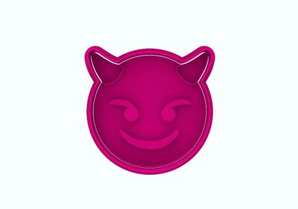 DEVIL EMOJI CUTTER AND STAMP