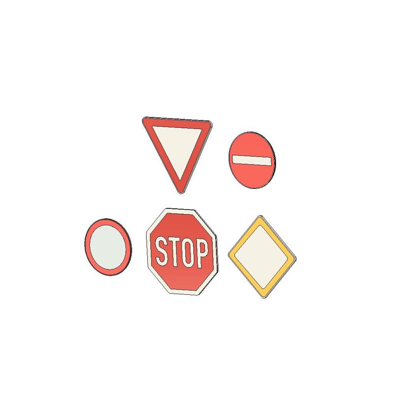 Traffic sign 1:14.5 ( right of way )