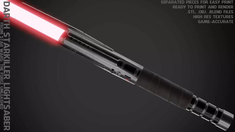 Darth Star Killer Lightsaber for Cosplay