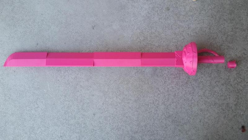 Rose Quartz's Sword (Steven Universe) - Single Rod Support