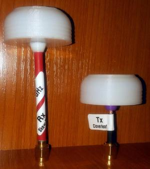5,8 GHz antenna cover for cloverleaf/skew-planar