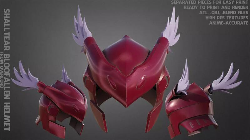Overlord Shalltear Bloodfallen Helmet for Cosplay