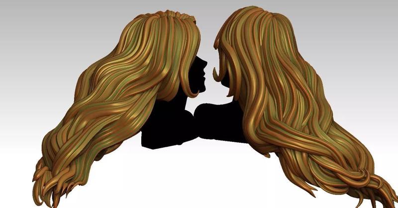 3D Hairstyles for girl V58