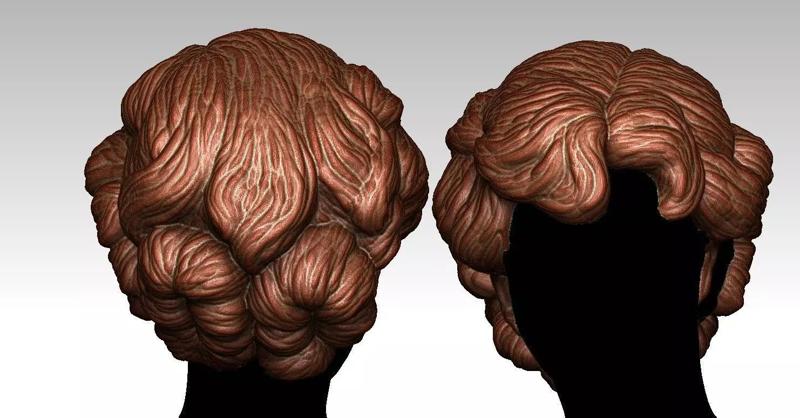 3D Hairstyles for girl V41