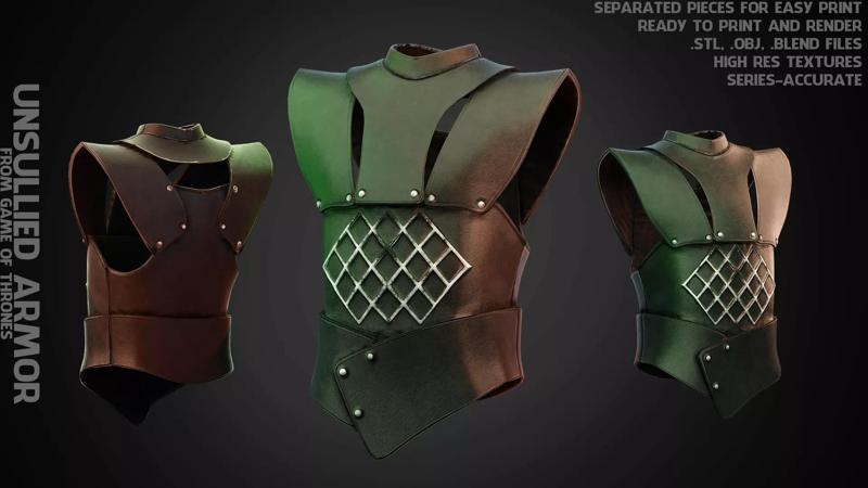 Game of Thrones Unsullied Armor for Cosplay