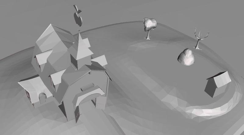  Miniature My Little Pony Sweet Apple Acres roleplaying terrain pack