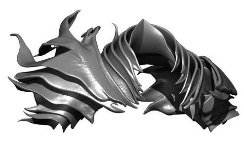 HEOLSTOR COSPLAY GORGET And Pauldrons STL Model Print Fan Art