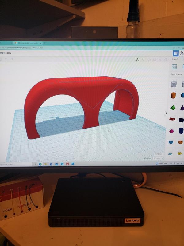 1/14 grand hauler solid rear fenders