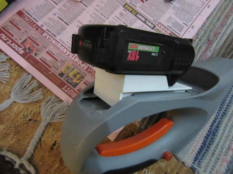 Meec 000-711 battery adapter to older Meec grass trimmers