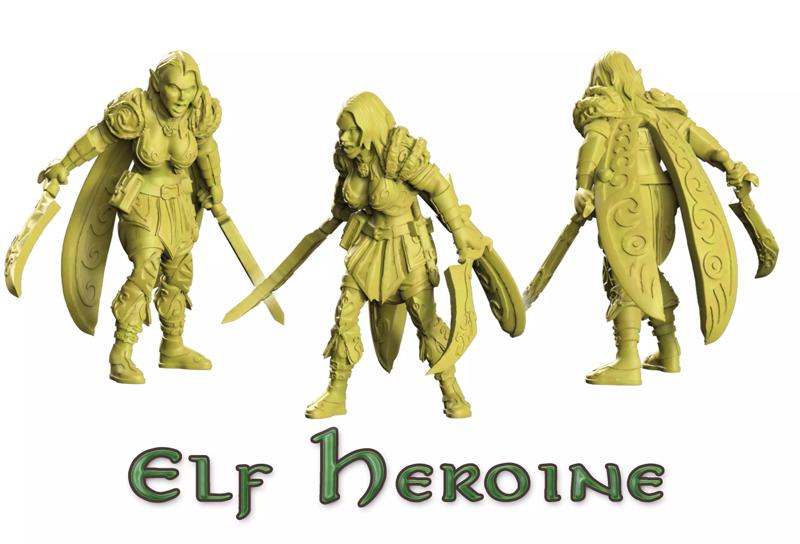 Heroine of wood elf