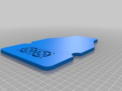 Top Plate With Fans for Rostock Max v3