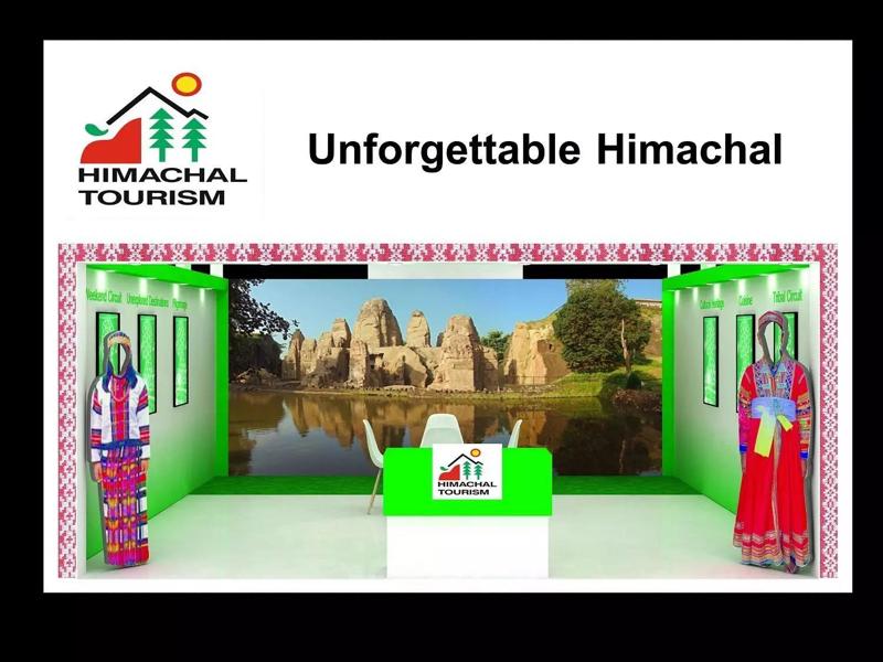 6 mtr x 6mtr one side open exhibition stand