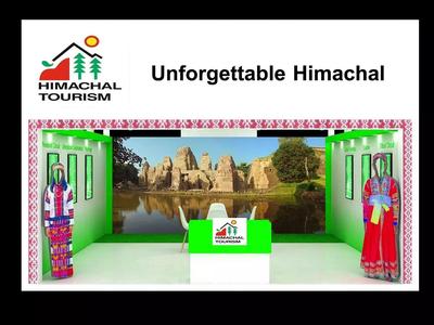 6 mtr x 6mtr one side open exhibition stand