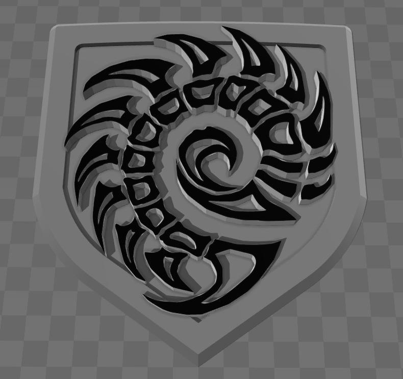Zerg Tailgate Emblem for Dodge Trucks