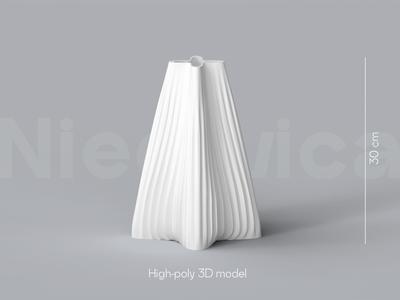Niedwica Vase C_10 | 3D printing vase | 3D model | STL files | Home decor | 3D vases | Modern vases | Floor vase | 3D printing | vase mode | STL