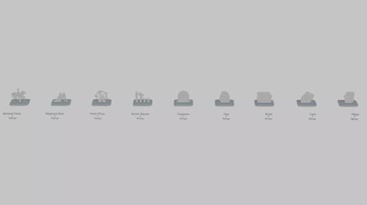 Emoji Statues Construction Objects Collection