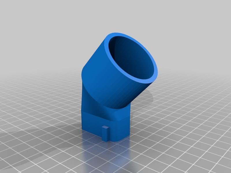 DeWalt DW433 belt sander to 1-1/4" vacuum hose adaptor