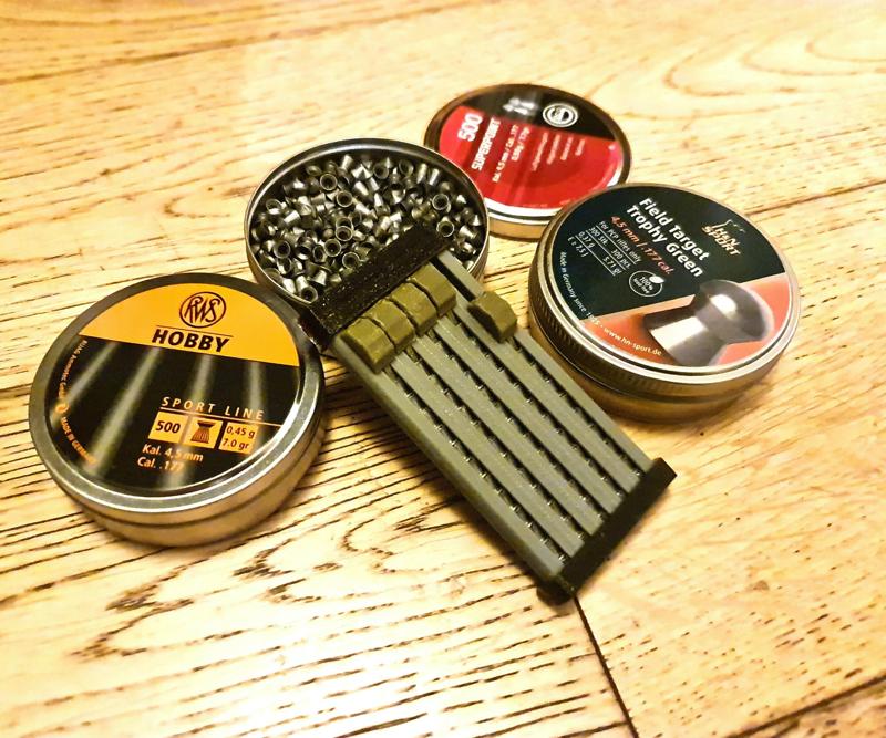 .177 Airgun Pellet Carrier System Magazine Weihrauch HW100 HW45 Daystate Alpha Wolf FX  Brocock Ghost Crosman 2240 Reximex Mito Ixia BSA R10 R12, PelletMag