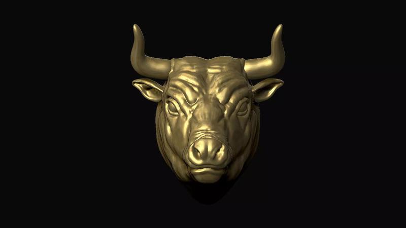 Bull Head 3D Print