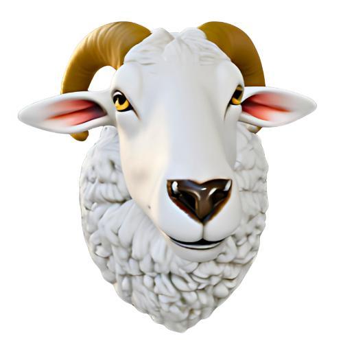 Friendly Ram Head