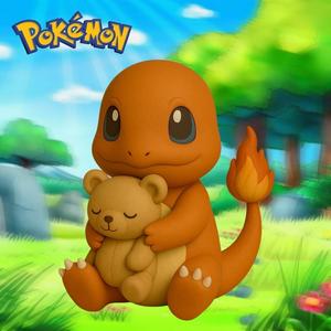 Chibi Charmander with Teddy Bear - Cute Pokémon 3D Print Figure