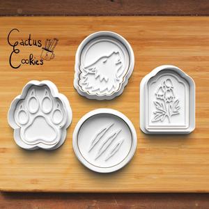 Werewolf Cookie Cutter set 0953
