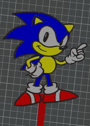 Cake toppers Sonic