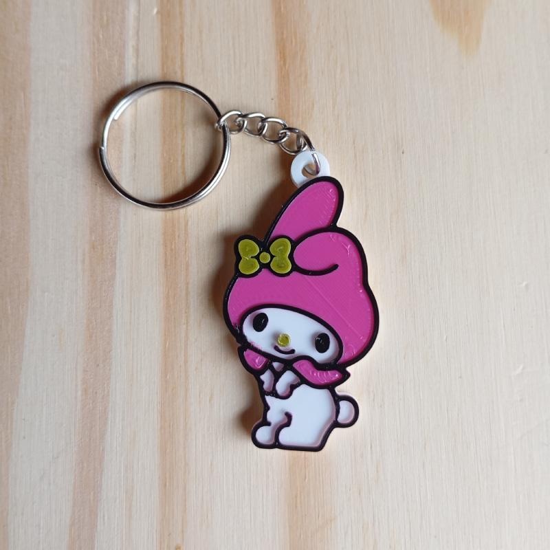 Key ring, souvenir My Melody - 4 Colors