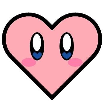 Kirby Valentine Heart for Valentines Day