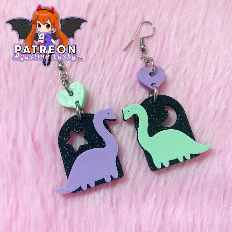 Dinosaur Earrings Sauro Soulmates