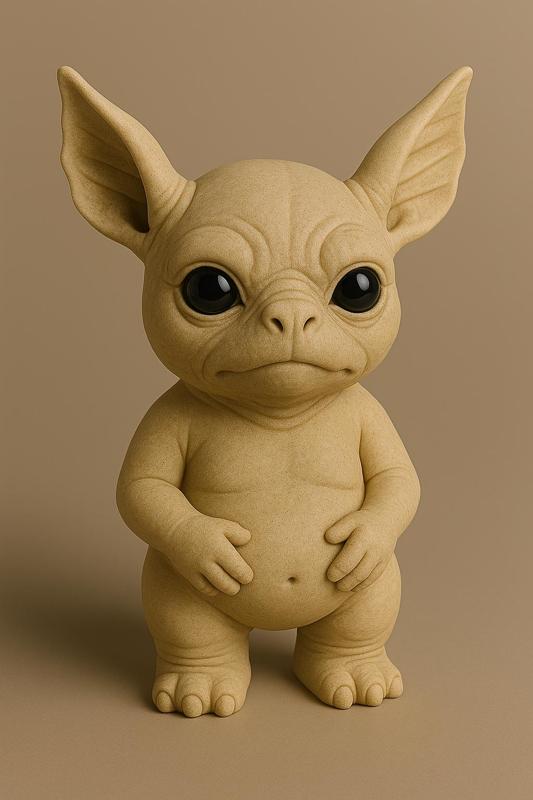Chubby-Eared Fantasy Creature – Cute 3D Printable Figurine